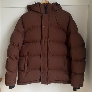 Aritzia Brown Puffer Jacket